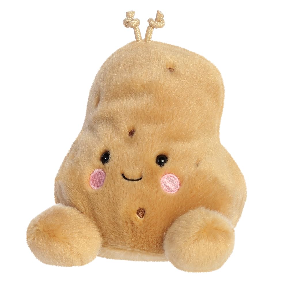 AURORA Palm Pals Spudrick Potato Soft Toy - 13cm, Beige, Suitable from Birth