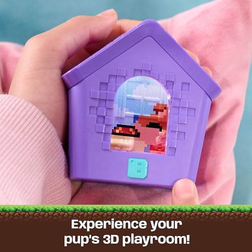 Bitzee Interactive Digital Pet Toy Doghouse with 15 Puppies and 3D Playroom 3