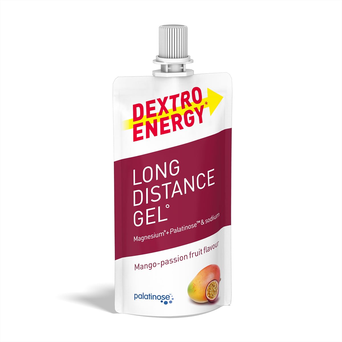 Dextro Energy Long Distance Gel Mango & Passionsfrucht – Schnelle und langanhaltende Energie für Ausdauersportler
