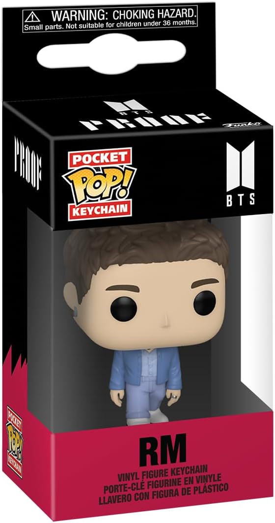 Funko Pop! Keychain BTS - RM Vinyl Mini Figure Keyring (FUNKO-BTS-RM-KEYCHAIN)