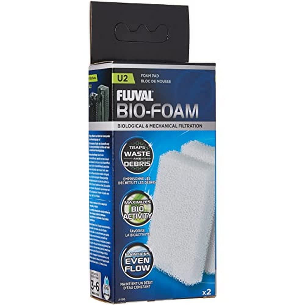 Fluval U2 Internal Filter Foam Pad | Mechanical Filtration | White Foam | Model A486 1