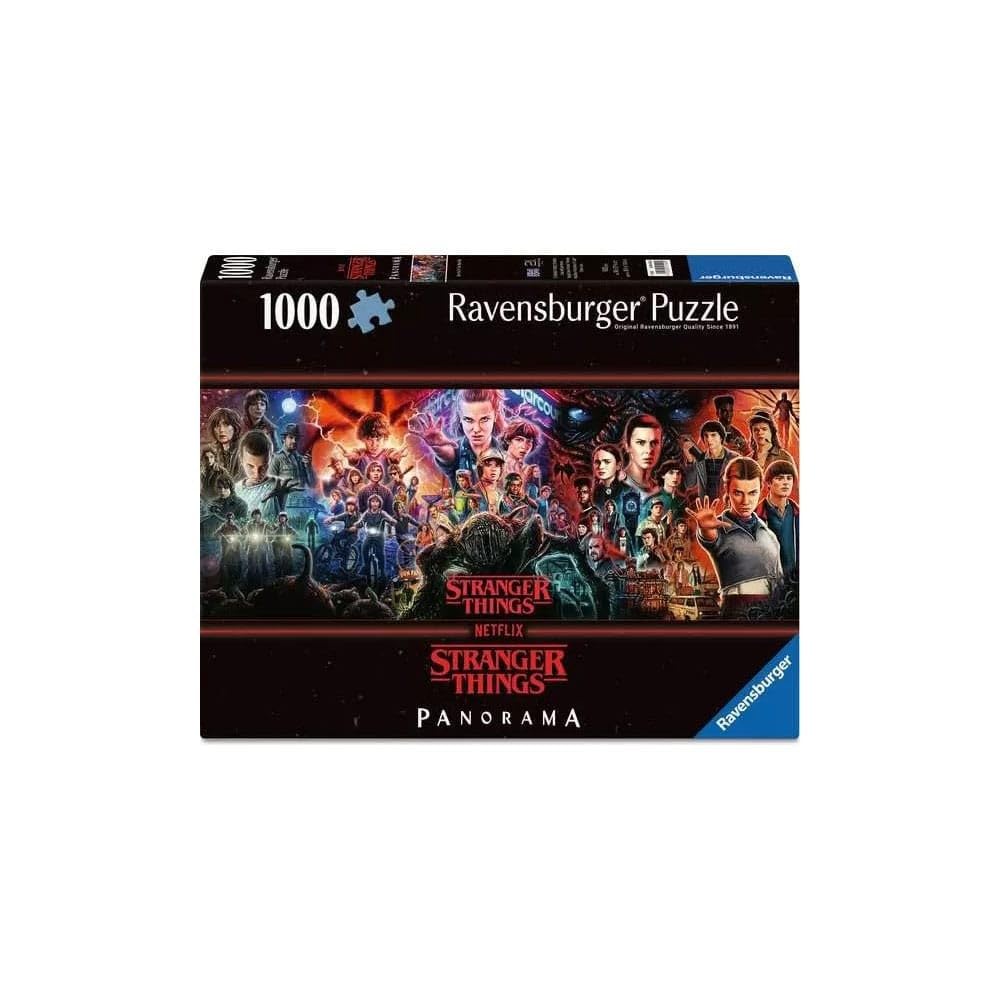 Ravensburger Stranger Things 1000-Piece Panoramic Jigsaw Puzzle for Adults & Kids 12+