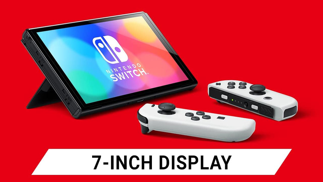 Nintendo Switch (OLED Model) - Neon Blue/Neon Red