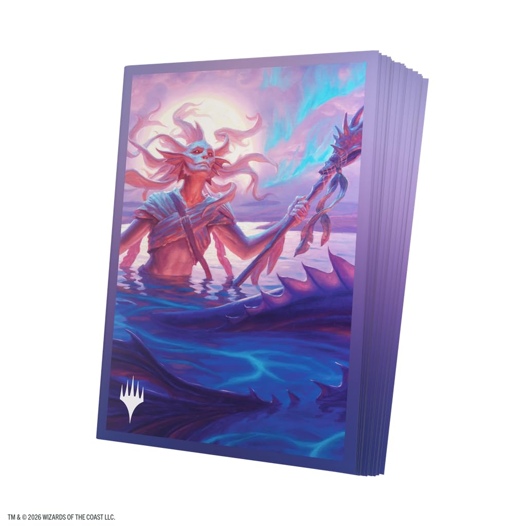 Gamegenic MTG Lorwyn Eclipsed Sleeves Eclipsed Merrow | 105 Count | Multicoloured Plastic