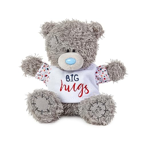 Me To You Bear Tatty Teddy 'Big Hugs' 10cm Plush Toy | White, Grey | AP401026