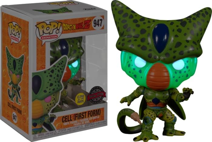 Funko Pop! Animation Dragon Ball Z - Cell (First Form) Glow in the Dark Vinyl Figure (55641)