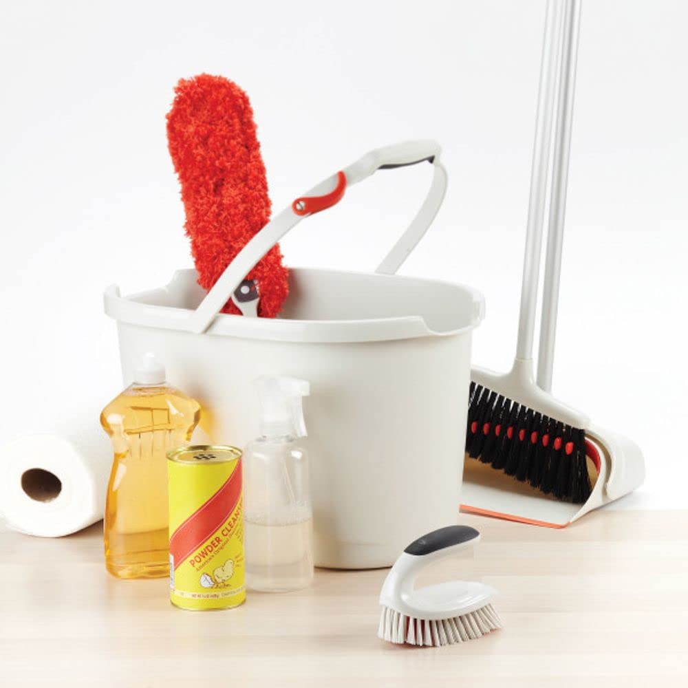 OXO Good Grips Microfibre Duster Refill - Traps Dust Chemically Free | Machine Washable | Red 4
