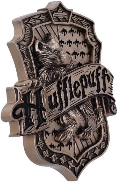 Nemesis Now Officially Licensed Harry Potter Hufflepuff Wall Plaque, Bronze, 20.