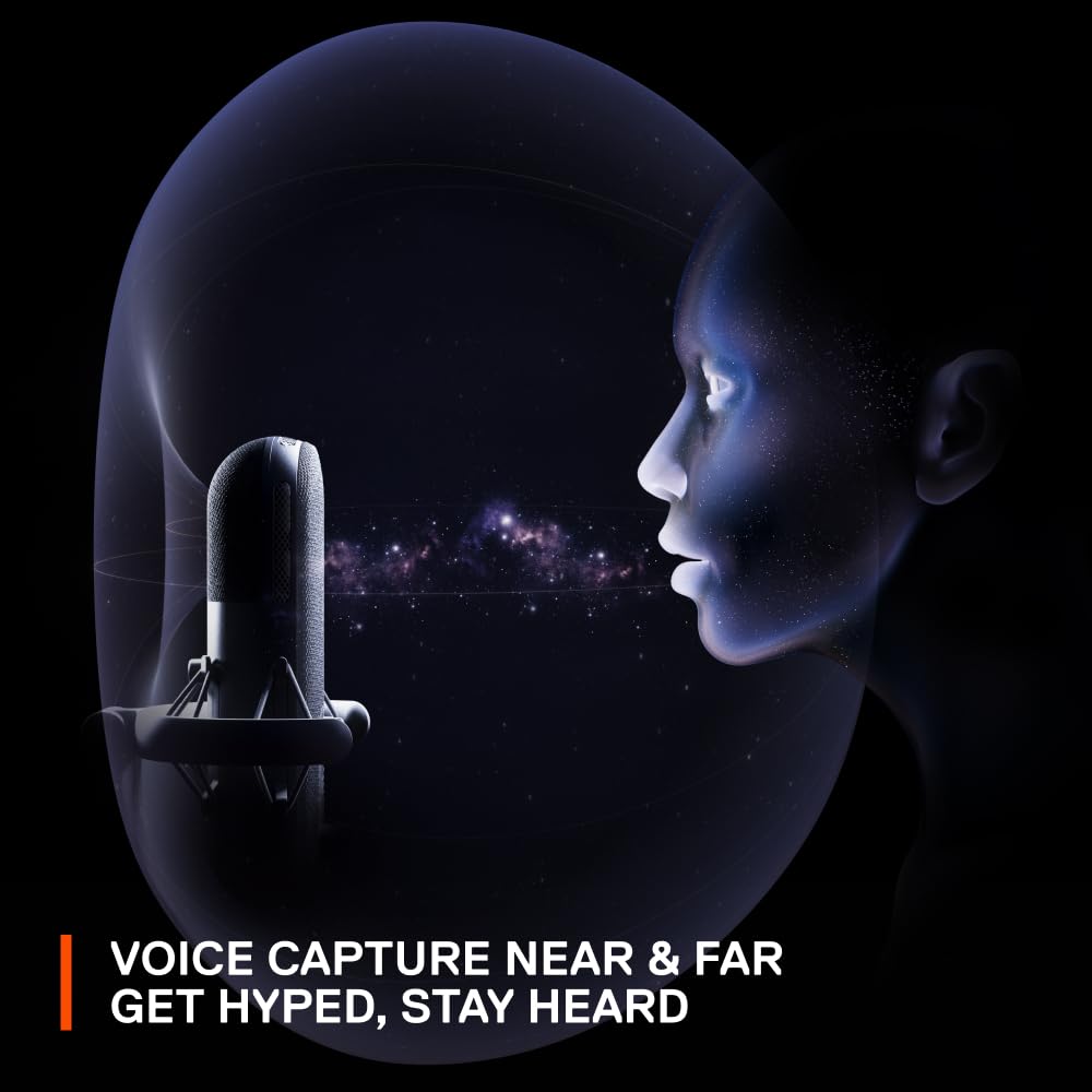 SteelSeries Alias USB Mic for PC – 3x Bigger Capsule for Gaming, Streaming, Podcasting 3