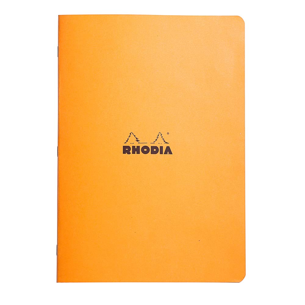 Rhodia 119164C Composition Notebook - A4 Size, 96 Pages, 5x5 Small Squares, Orange