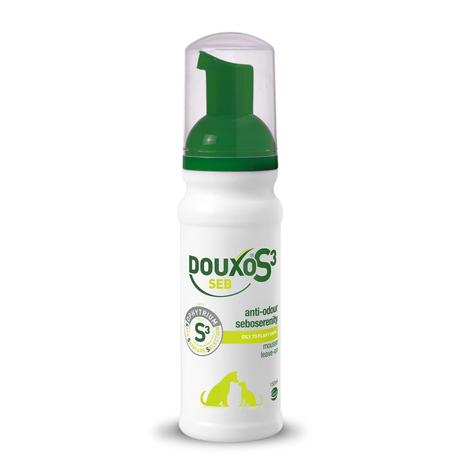 Douxo S3 SEB Mousse for Dogs & Cats - Dandruff & Sebum Control | 150 ml (Pack of 3) 1