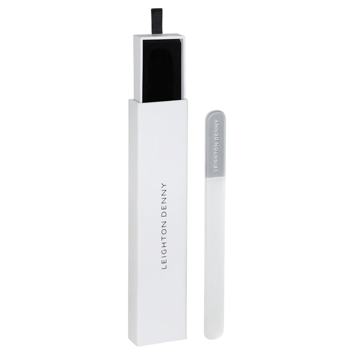 LEIGHTON DENNY Crystal Nail File - Professional Size, Long-Lasting Surface | Fine Grit