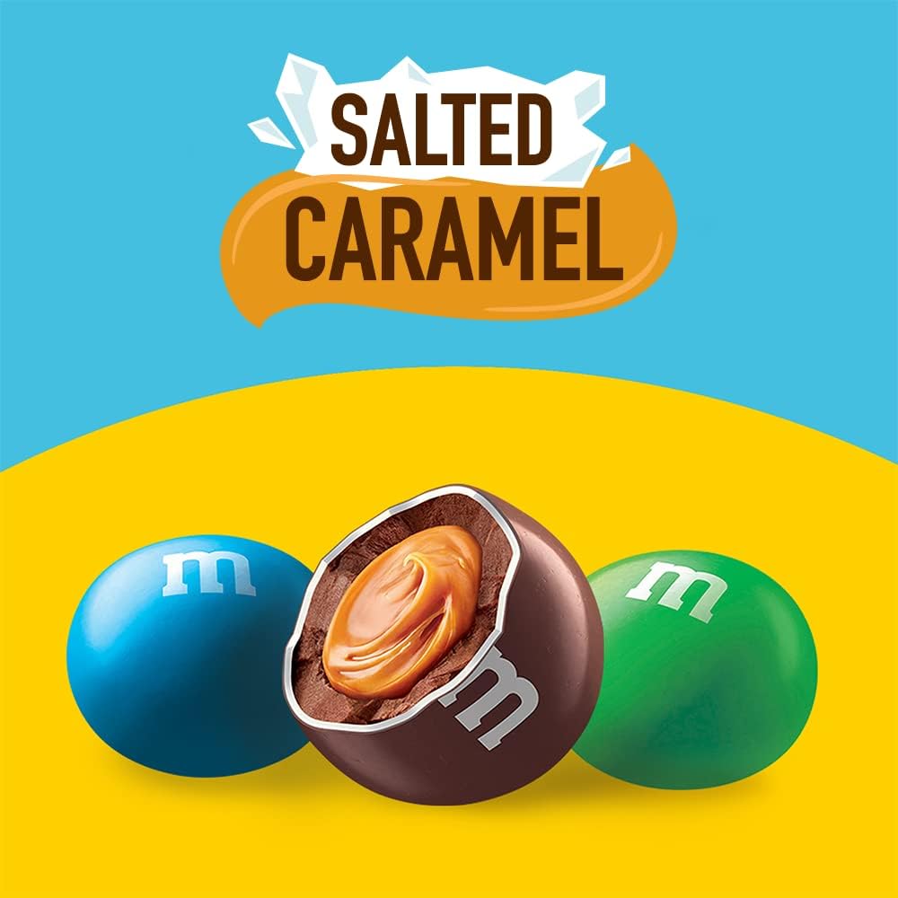 M&M's Salted Caramel & Milk Chocolate Party Bulk Bag - 800g Chocolate Snack Gift 3