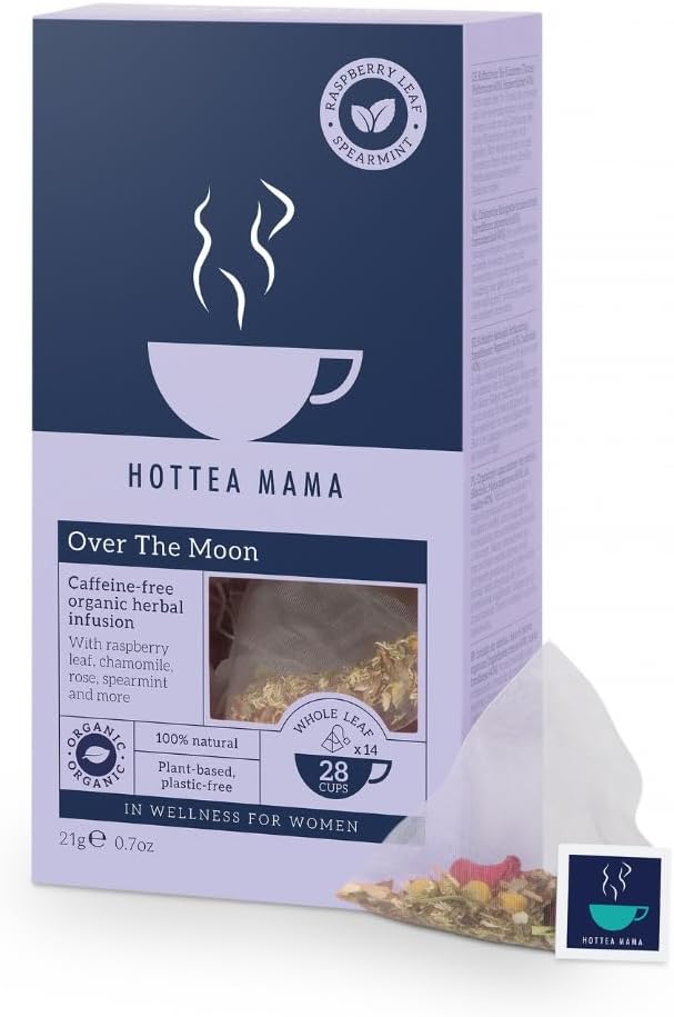 HOTTEA MAMA „Over The Moon“ Bio-Kräutertee zur Unterstützung der Periode – Linderung von Krämpfen und Hormonhaushalt