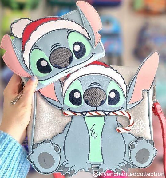 Loungefly Disney Lilo and Stitch Holiday Cosplay Crossbody Bag (LOUWDTB2883)