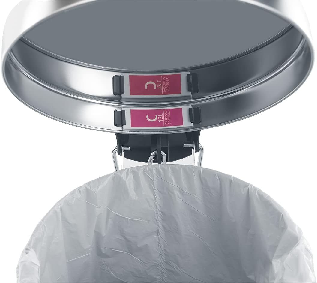 Brabantia PerfectFit Bin Bags - Code C, Extra Strong White Waste Bin Liners (Pack of 1)