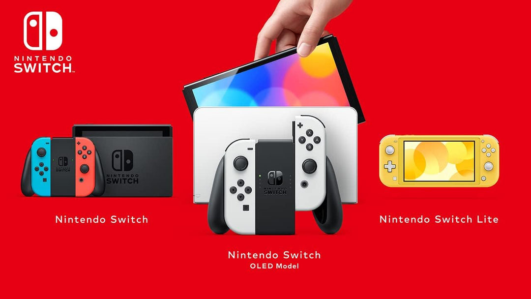 Nintendo Switch (OLED Model) - Neon Blue/Neon Red