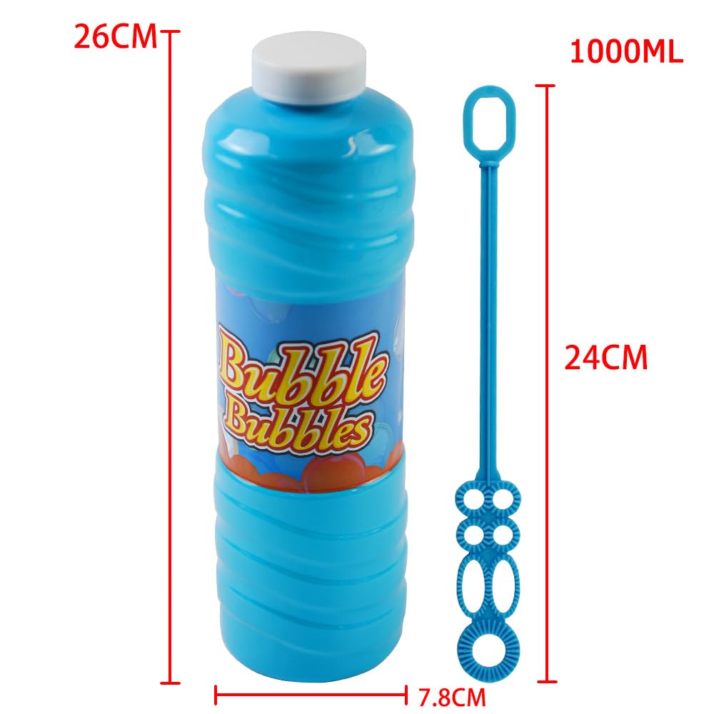 RAM ONLINE Giant Bubble Solution - 1 Litre Ready-to-Use Mixture with Wand | Assorted Colors 5