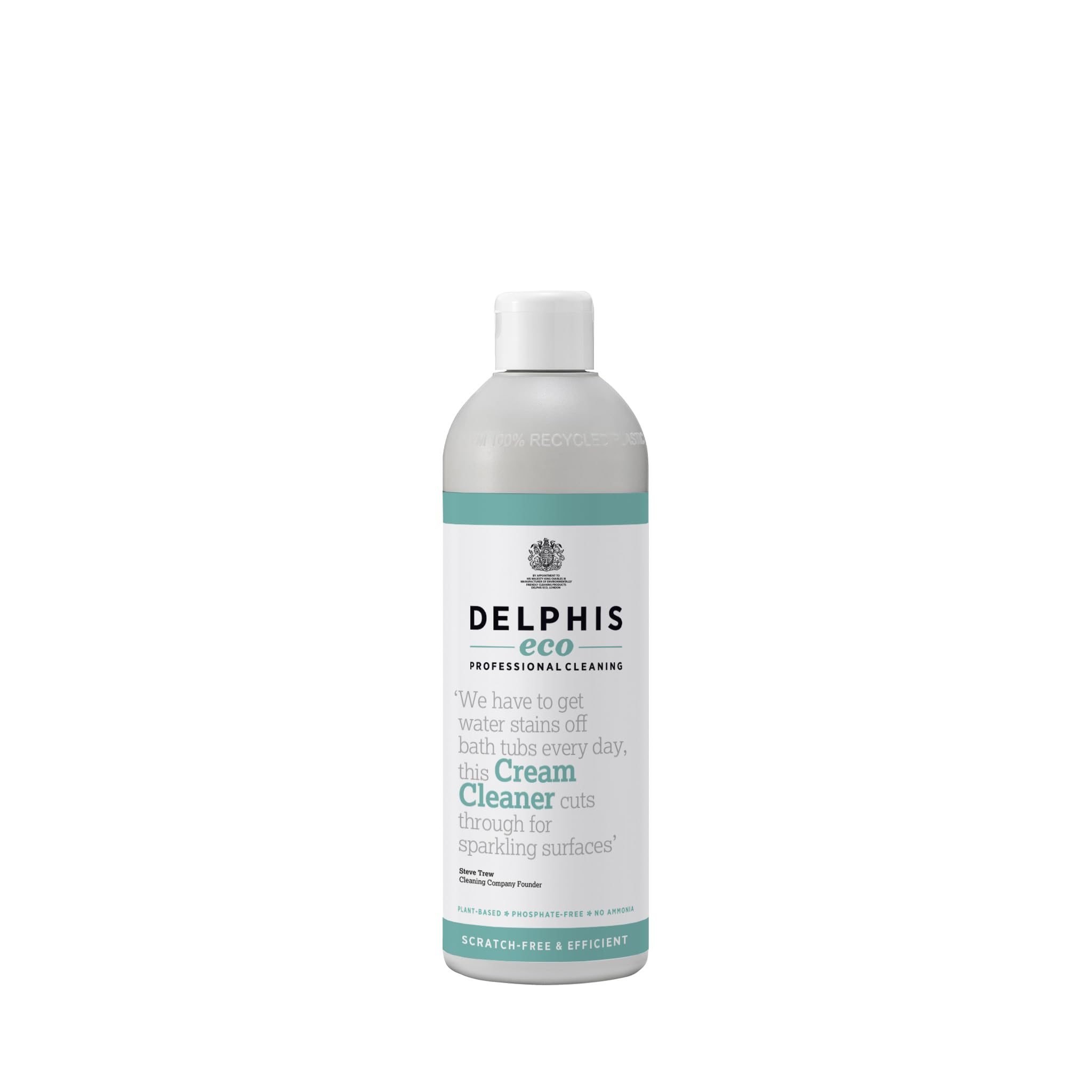 DELPHISECO Multi Use Non Scratch Cream Cleaner - 500ml Lemon Scent | Plant-Based