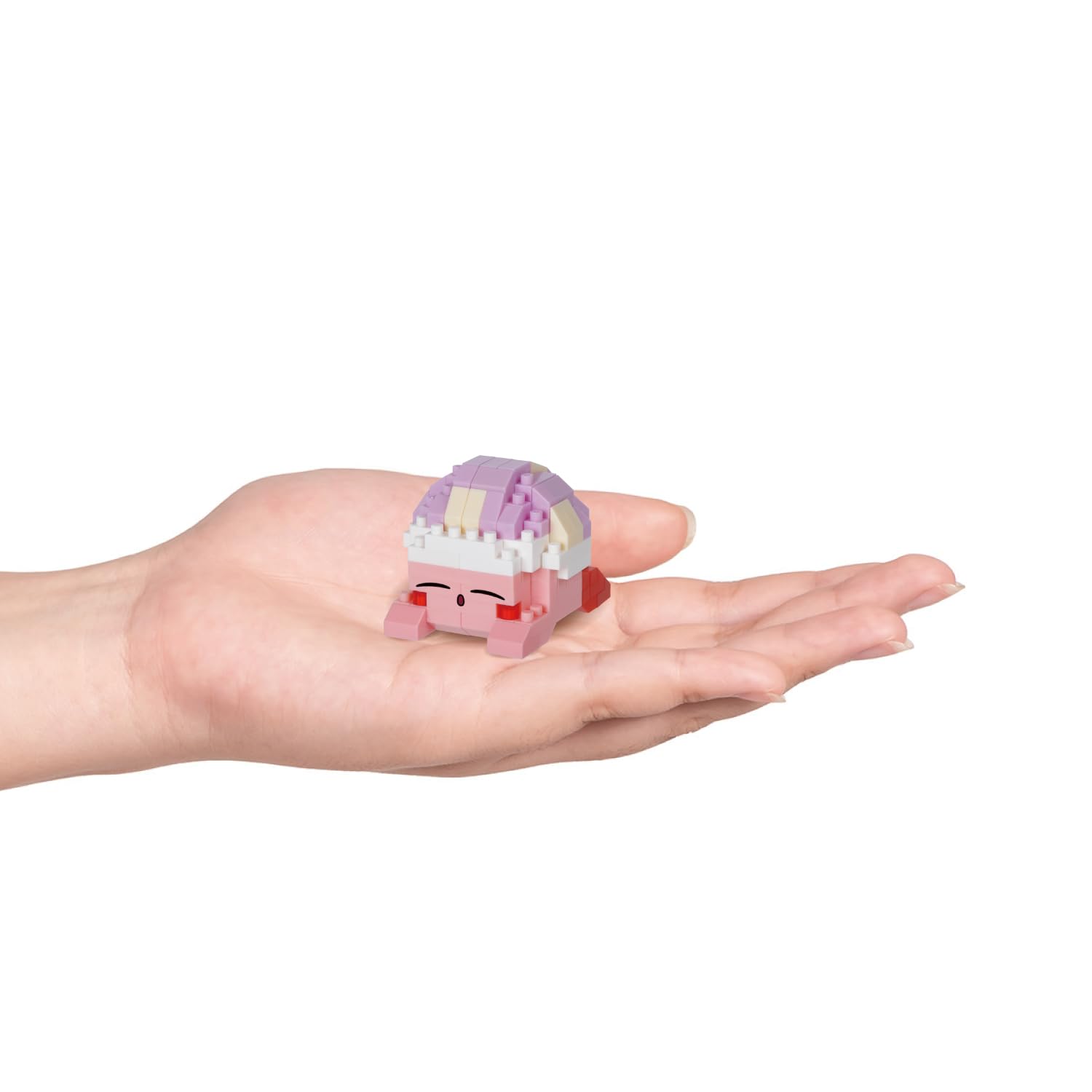 nanoblock Kirby Sleep Model NBCC161 Building Set | 160 Pieces | Ages 12+ | Sleeping Kirby Color 3