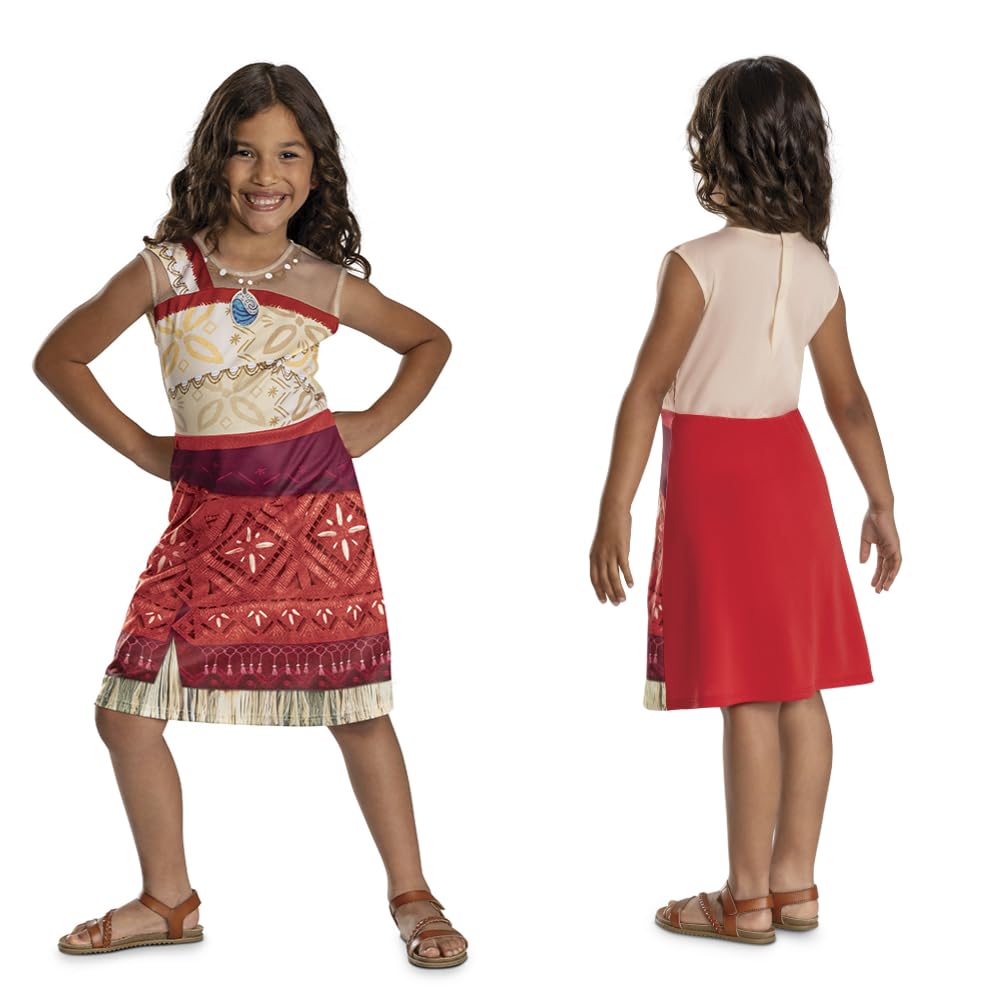 Disguise Disney Moana Fancy Dress - Size 7-8 Years | Polyester | Unisex Children 1