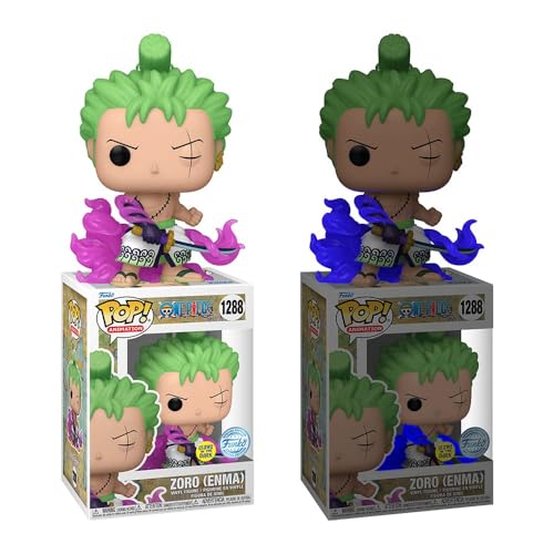 Funko Pop! Animation One Piece - Roronoa Zoro Vinyl Figure (Enma Glow in the Dark) #1288