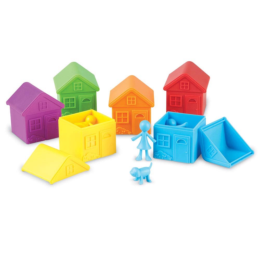 Learning Resources Sorting Neighbourhood Set - Colour Matching & Sorting Toy | Ages 3+ | 36 Counters 4