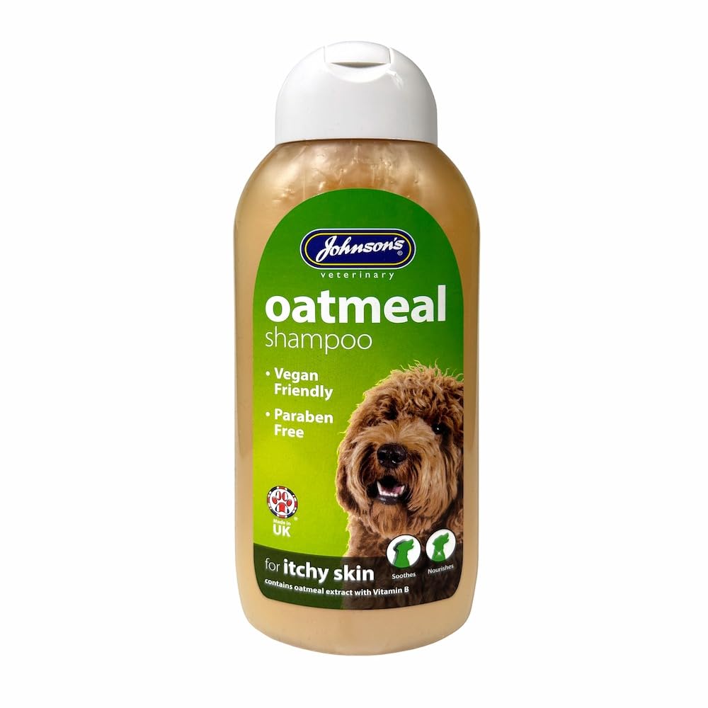 Johnson's Oatmeal Shampoo for Dogs - Soothes Itchy Skin, Vegan Friendly | 400 ml 1