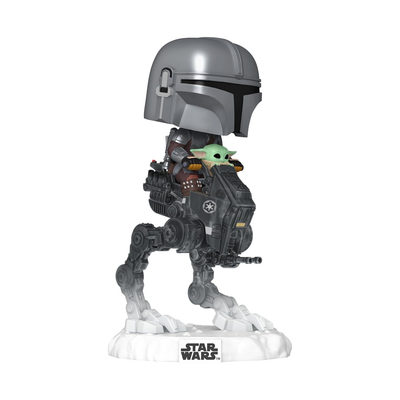 Funko POP! Rides Deluxe: Star Wars - The Mandalorian and Grogu Vinyl Figure | 3.75 in 2