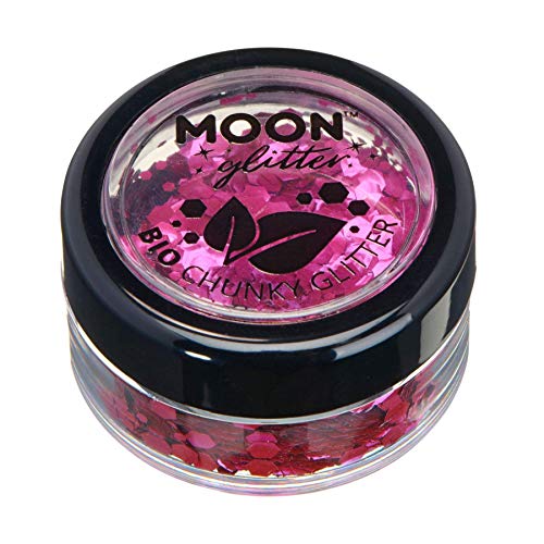 Moon Glitter - Biodegradable Eco Chunky Glitter Cosmetic Bio Festival Makeup Glitter (G13856)