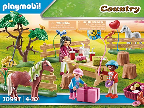 Playmobil - Country Pony Farm Birthday Party Playset (70997)