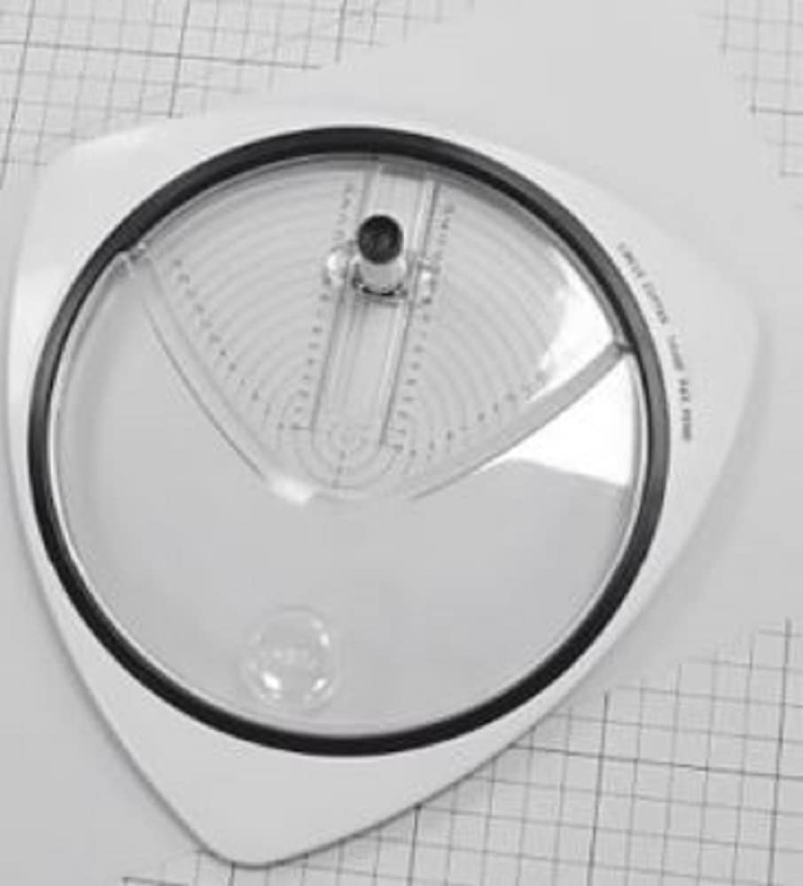 Rayher Circle Cutter for Crafting with 3 Replacement Blades | Cuts 2.6cm to 15cm Diameter | For Paper, Cardstock, Chipboard