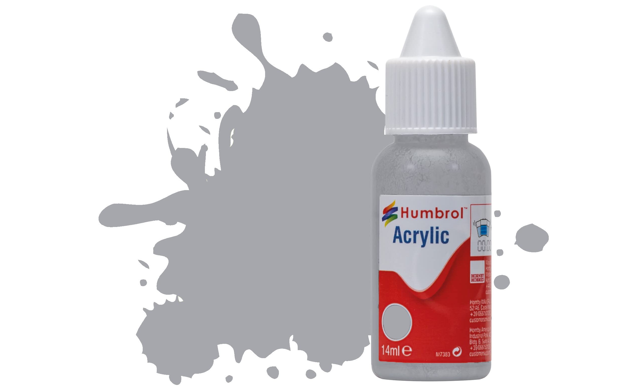Humbrol No.165 Medium Sea Grey Acrylic Paint 14ml DB0165 1