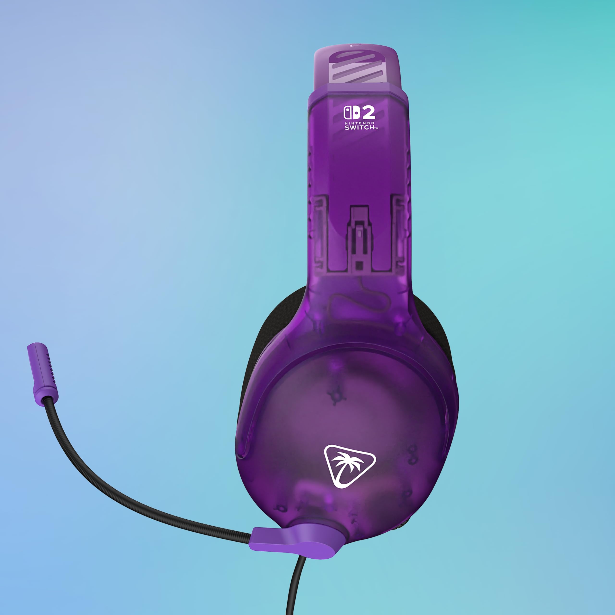 Turtle Beach Airlite Fit Wired Gaming Headset - Ghost Purple | Nintendo Licensed | Lightweight 7