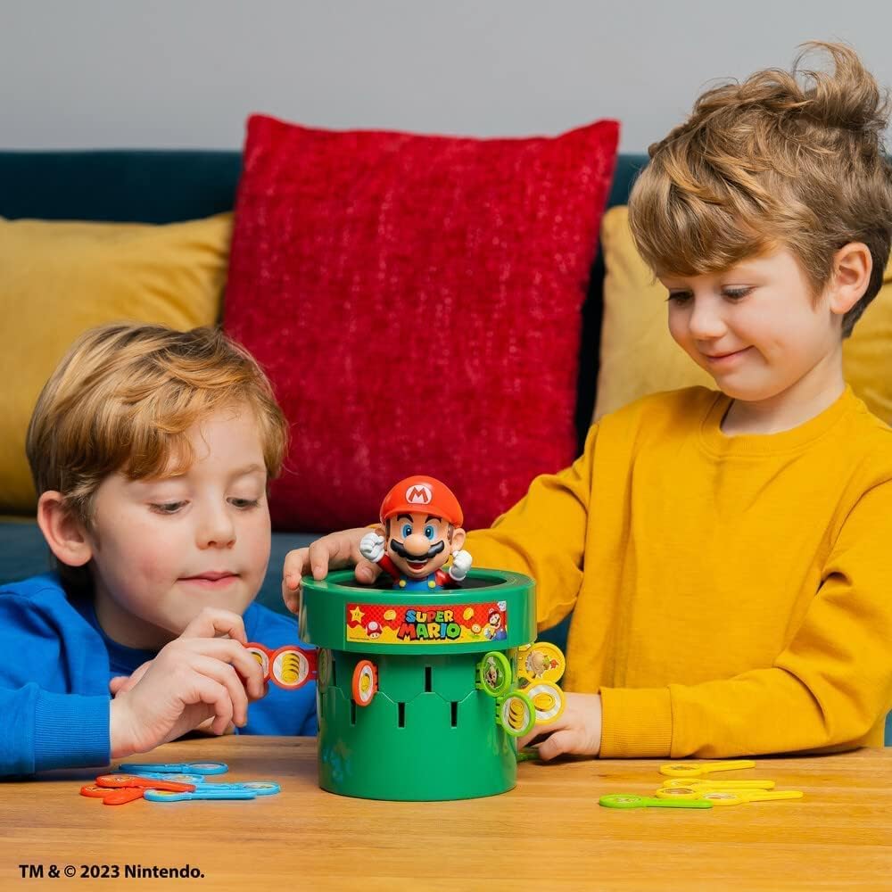 TOMY Pop Up Super Mario Family Board Game for Kids, 2-4 Players 2