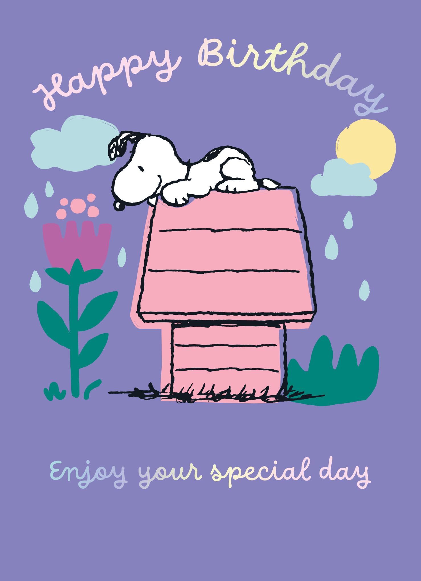 Danilo Promotions LTD Peanuts Snoopy Birthday Card 'Enjoy Your Special Day' | Unisex Adult & Kid 1