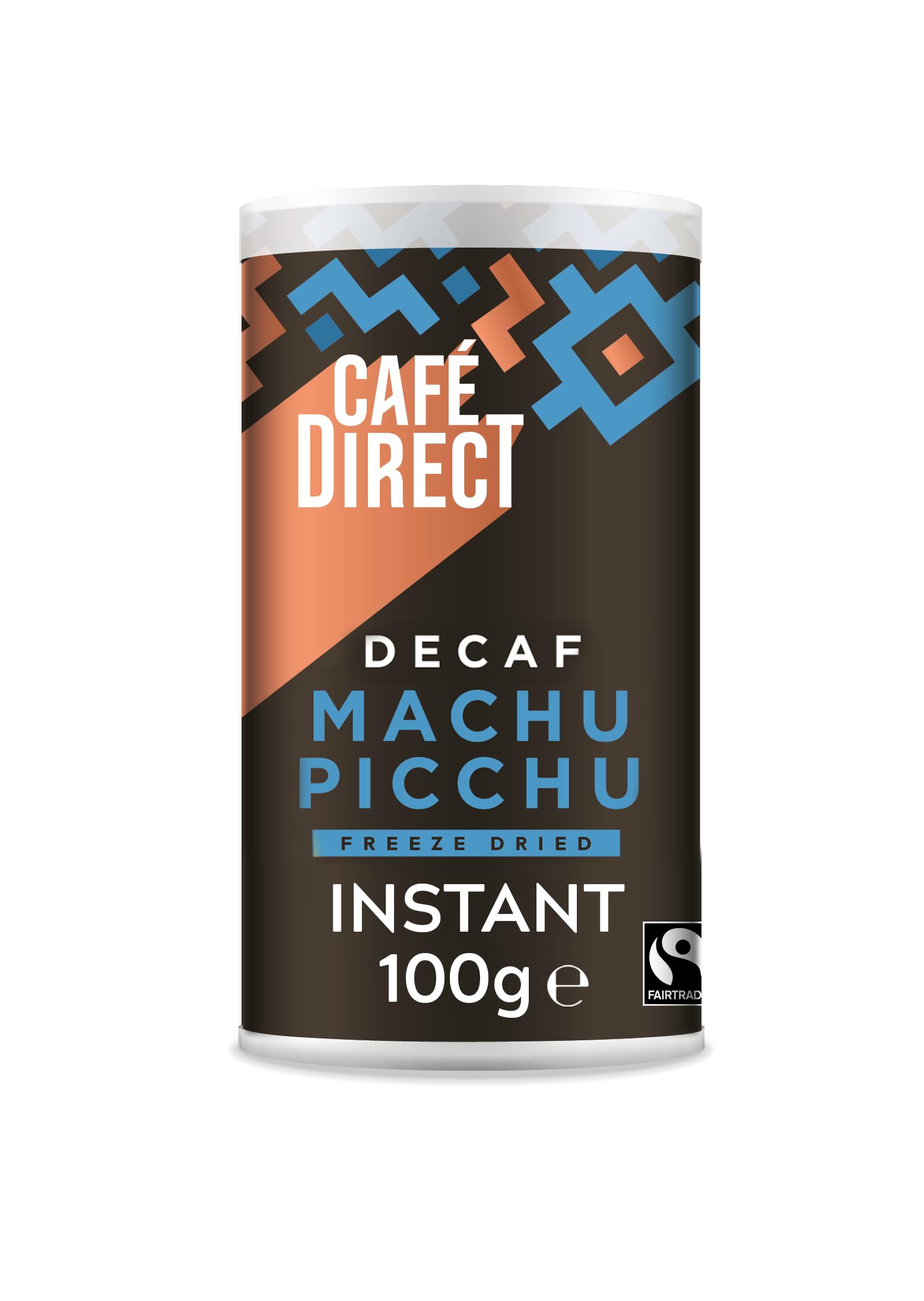 Cafédirect Fairtrade Freeze Dried Instant Machu Picchu Decaf Coffee 100g