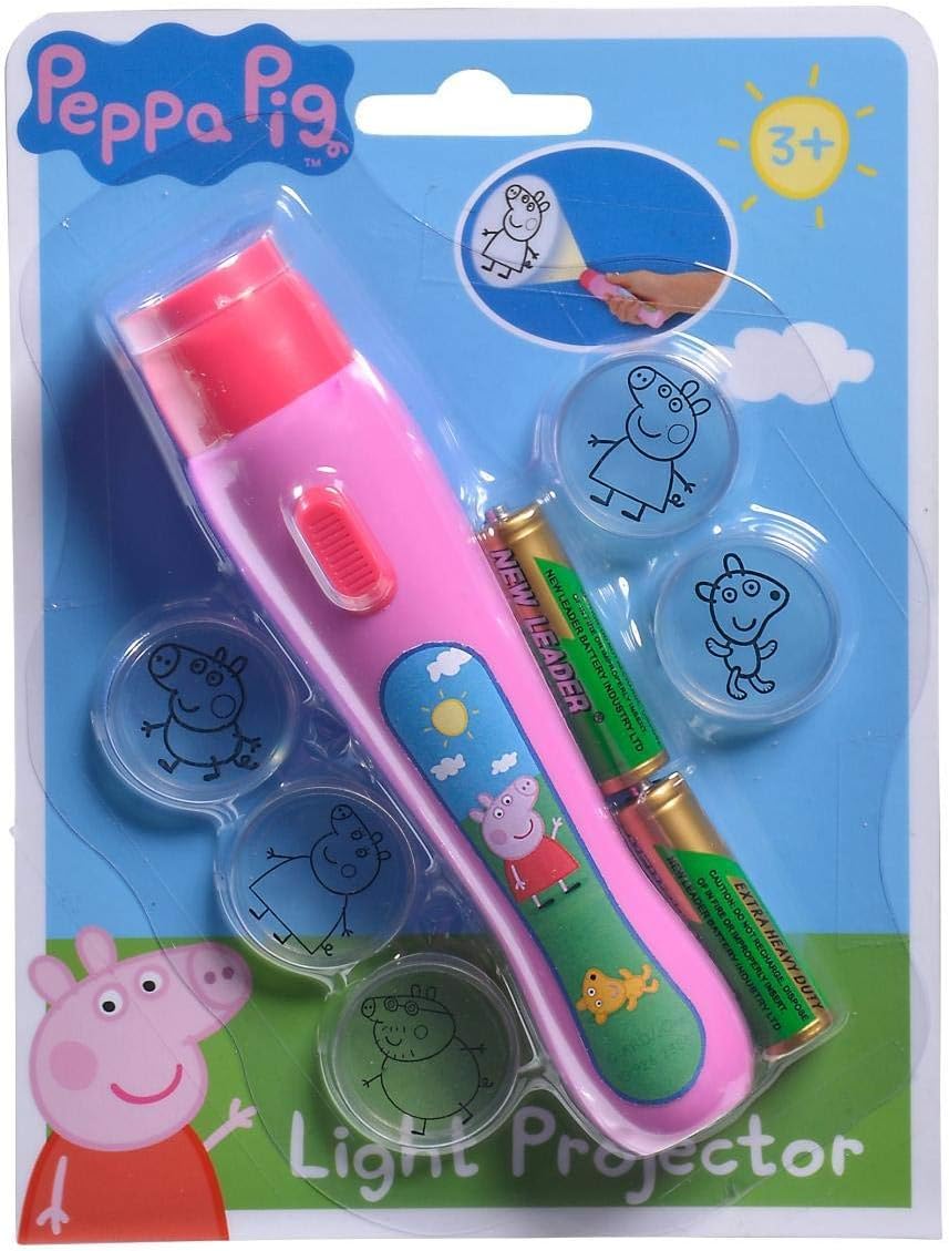 Simba Peppa Pig Light Projector - 6 Interchangeable Images, Ages 3+