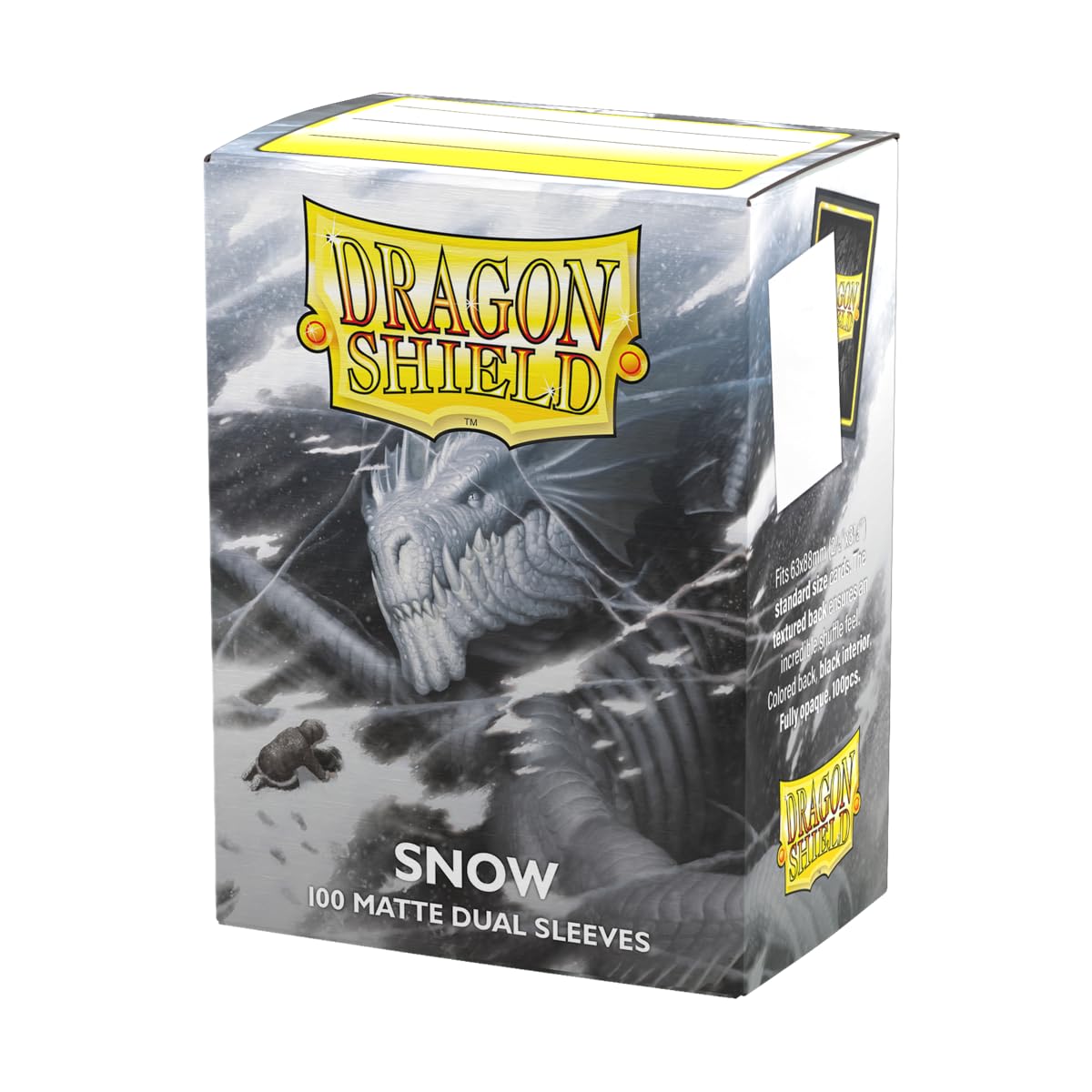 Dragon Shield Dual Matte Sleeves - Clear Front with Textured Matte Back for Card Protection 5