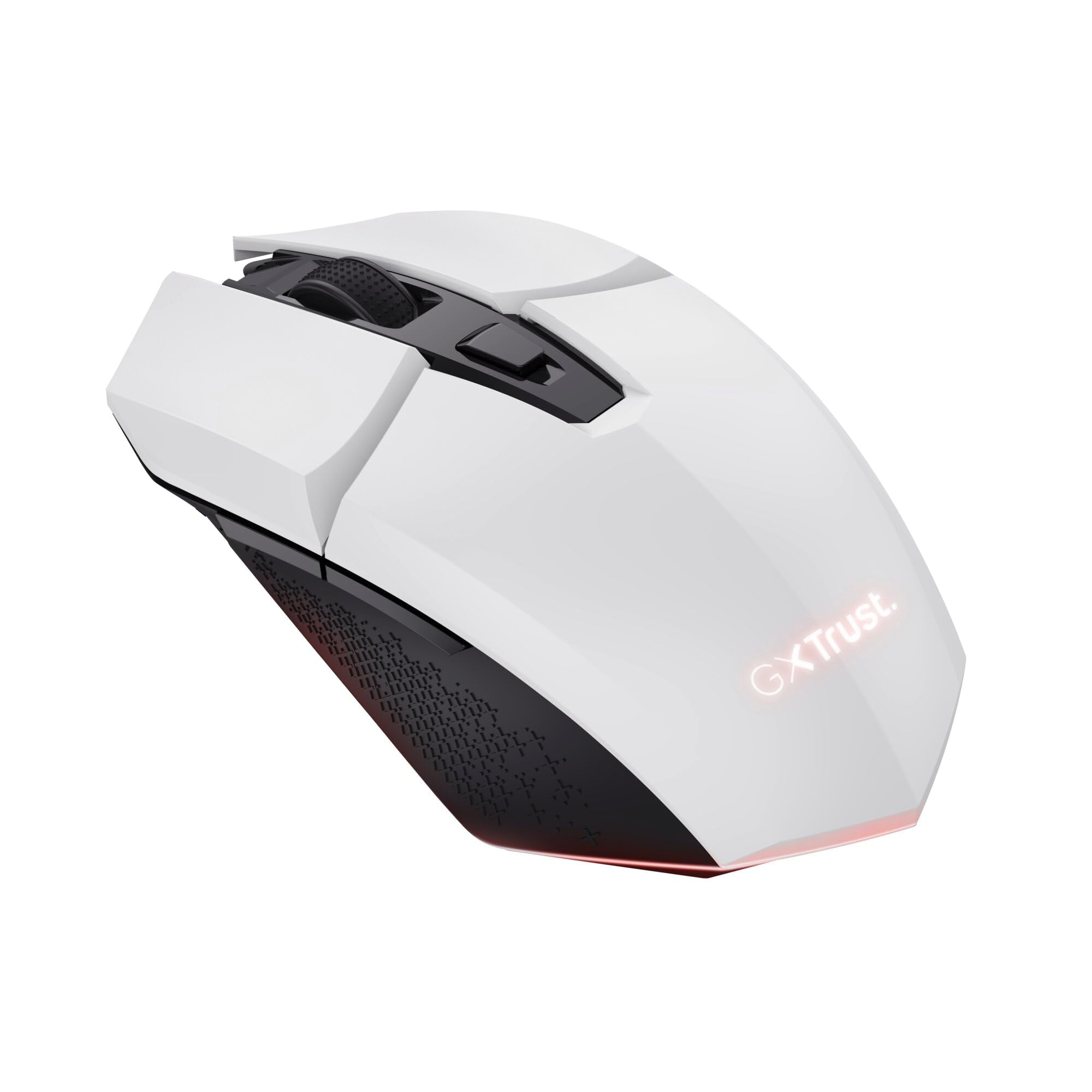 Trust Gaming GXTrust 1108W Vylax Rechargeable Wireless Gaming Mouse – 80h Battery, 800-4800 DPI, RGB Lighting, 6 Buttons, White 18