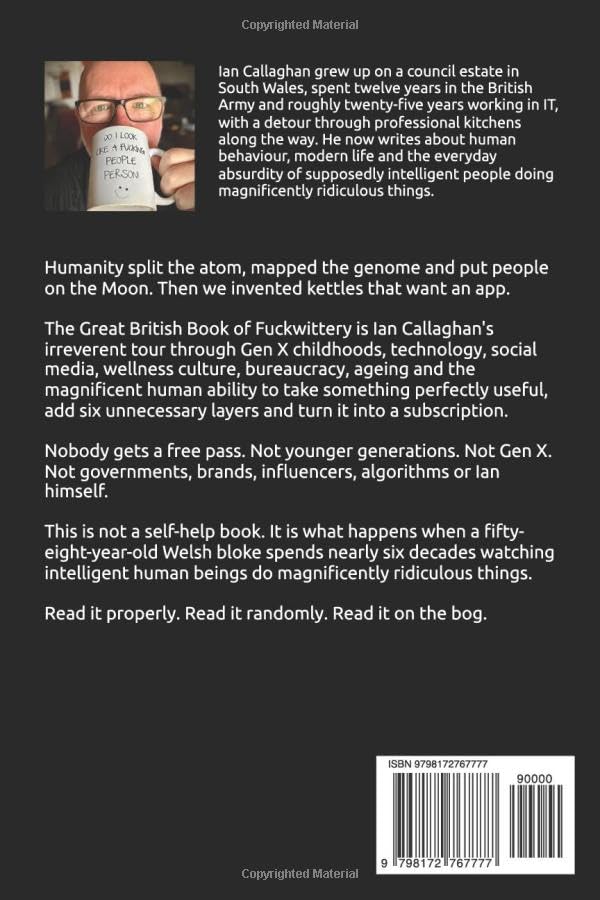 The Great British Book Of Fuckwittery - Ian Callaghan - Paperback
