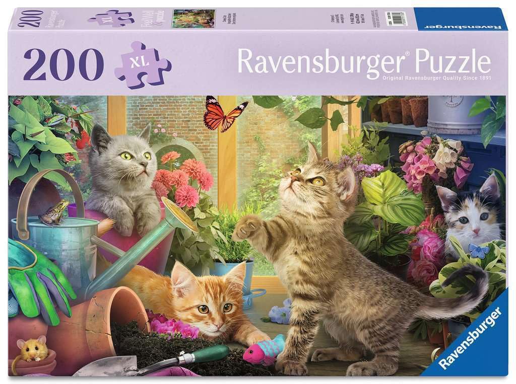 Ravensburger Feel Well & Puzzle Cat Design - 200 Extra Large Pieces | FSC Certified | Ages 9+ 1