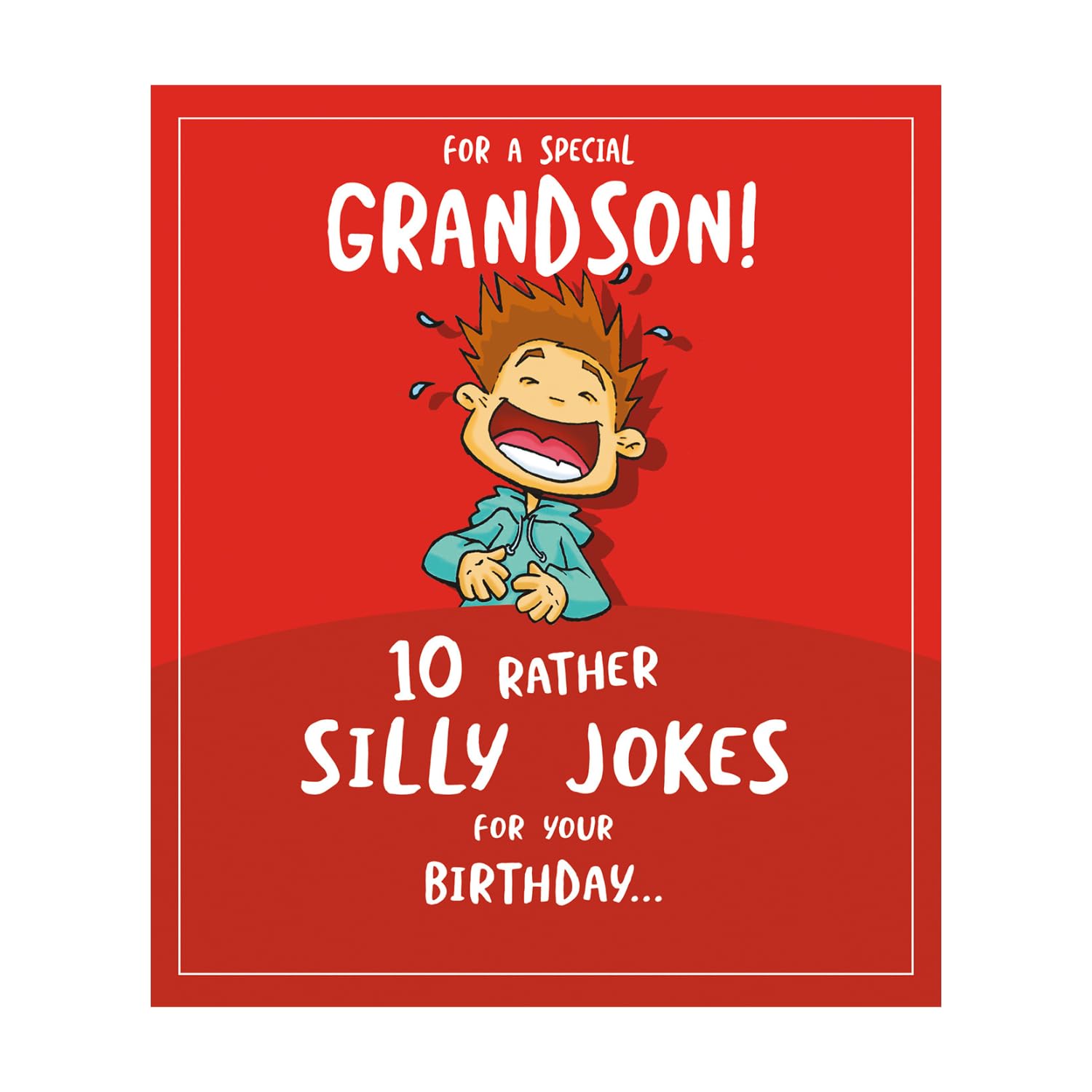 Emotional Rescue Special Grandson Birthday Card - Face Ache Humour | 15.4 x 18.4 cm | Envelope Included