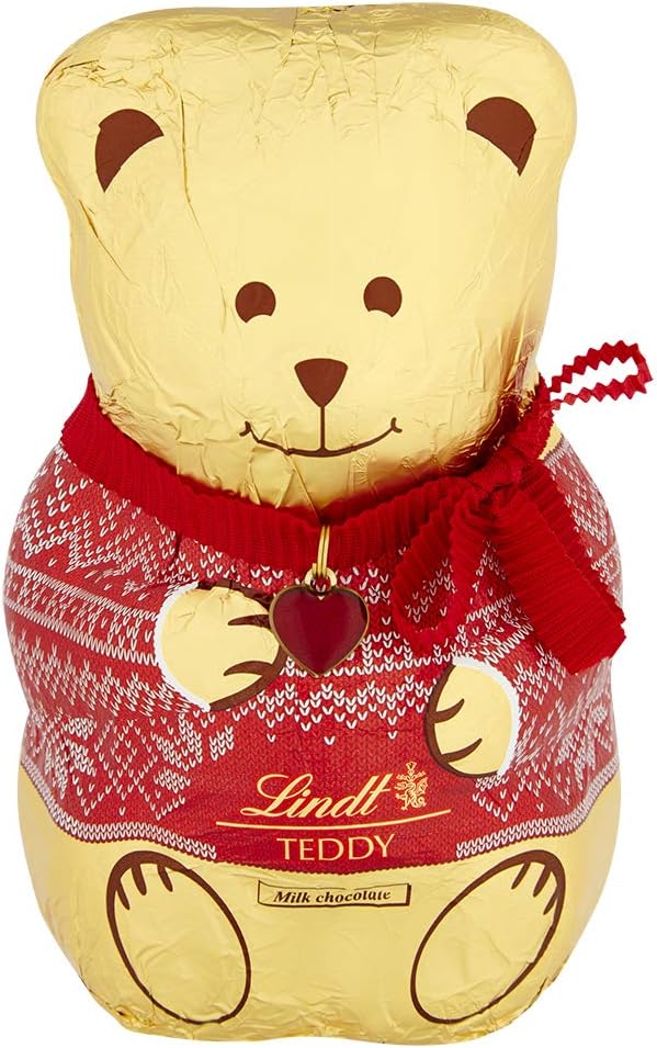 Lindt - Teddy with Christmas Jumper Hollow Chocolate Figure (200 g) 2