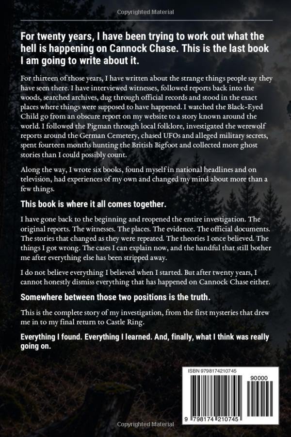 Cannock Chase: Ghosts, Monsters and the Mystery of a Haunted Landscape - Lee Brickley - Paperback, 256 pages