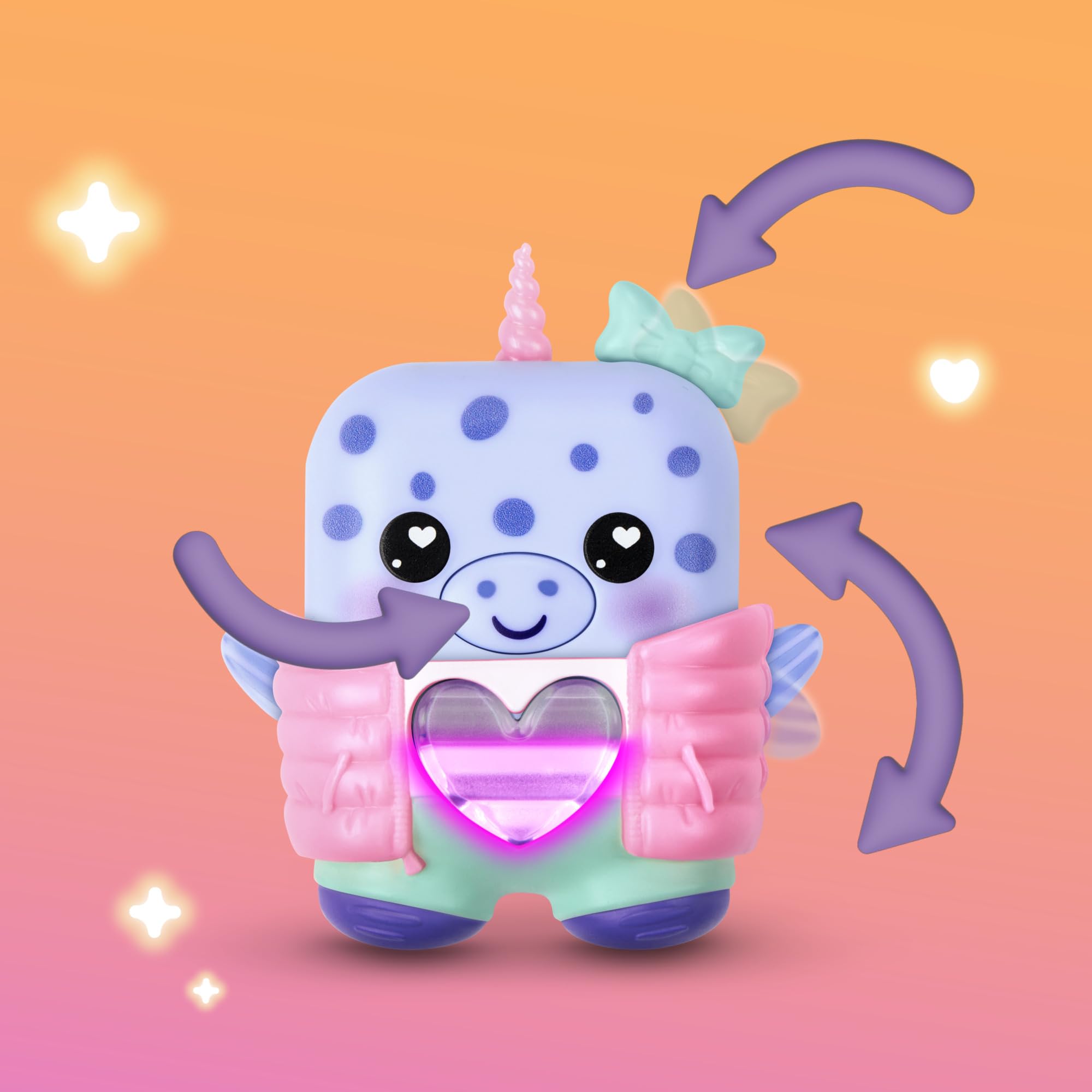 Hasbro Nano-Mals Blubby the Narwhal Electronic Fidget Pet