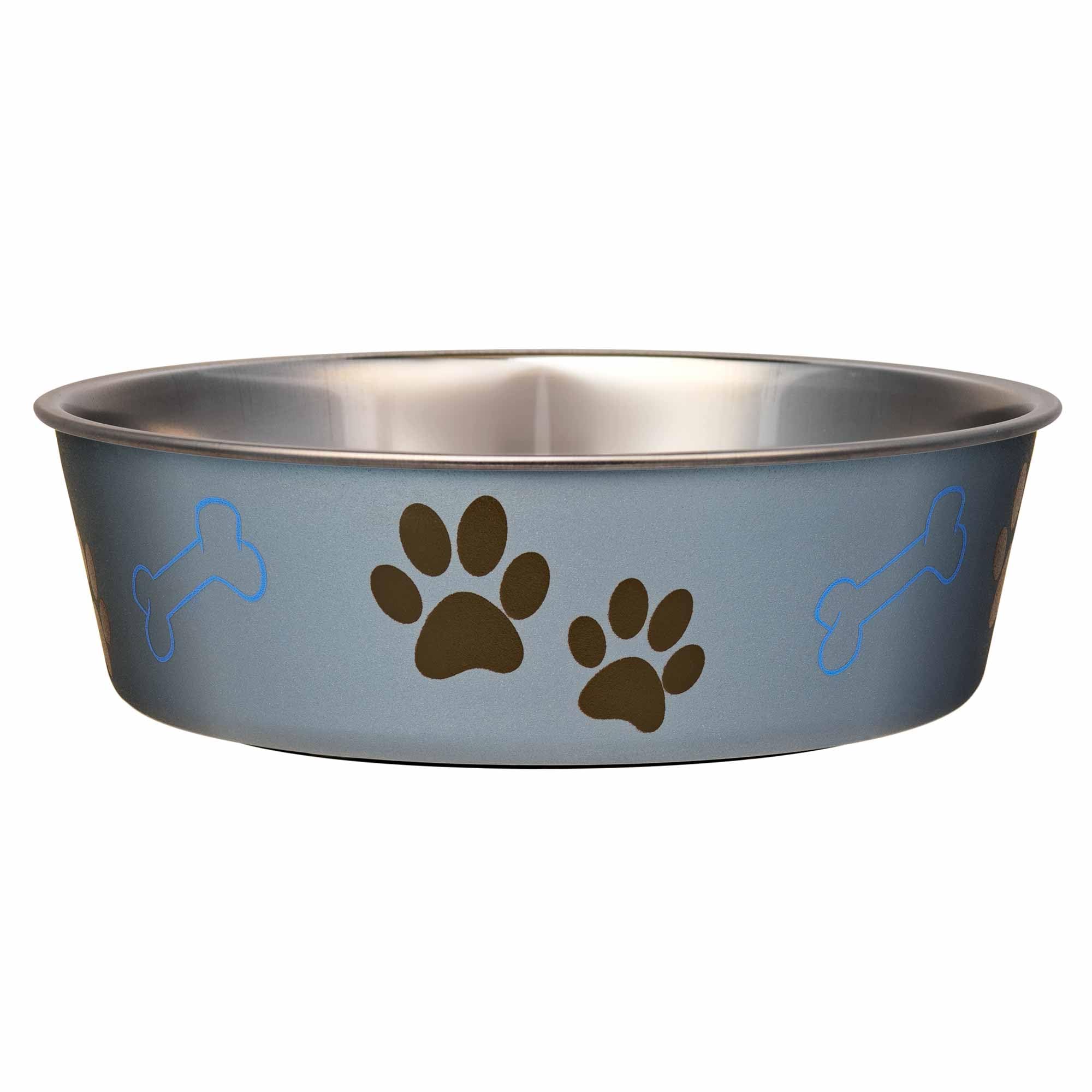LOVING PETS Bella Bowl - Veterinarian Recommended Stainless Steel Dog Bowl | Spill Proof | Extra-Large 2.2 Litre 1
