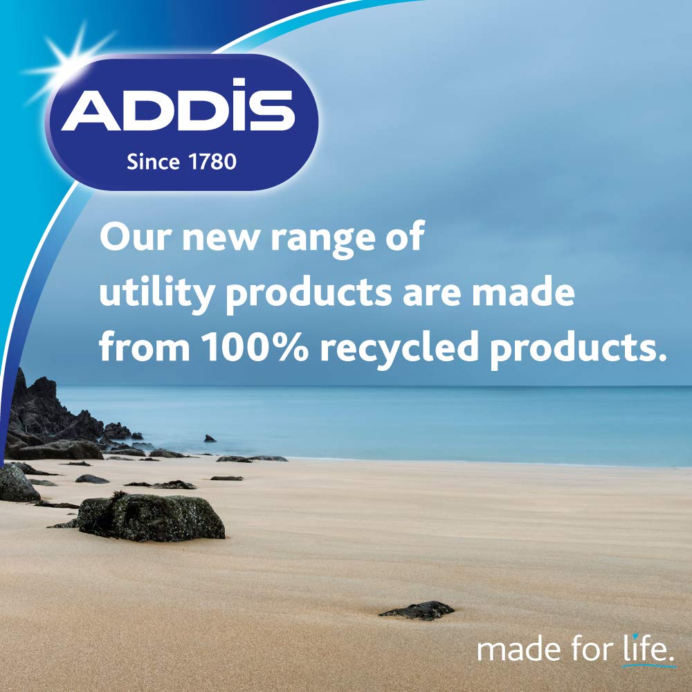 Addis Eco Washing Up Bowl with Twin Handle, 10 Litre, Made in UK from 100% Recycled Plastic 3