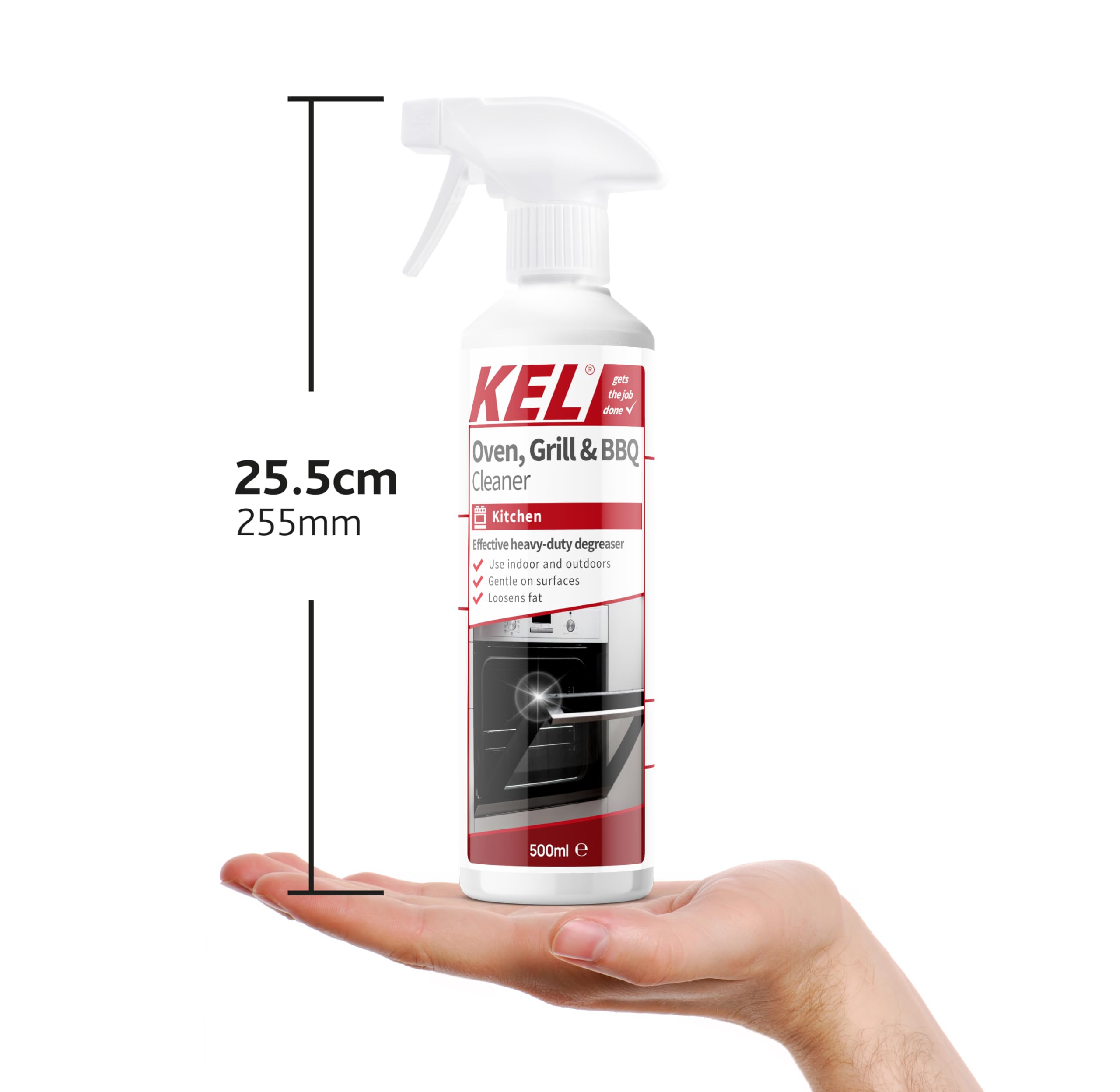 KEL Oven, Grill & BBQ Cleaner Spray - Heavy-Duty Degreaser for Ovens & Grills | 500ml 2