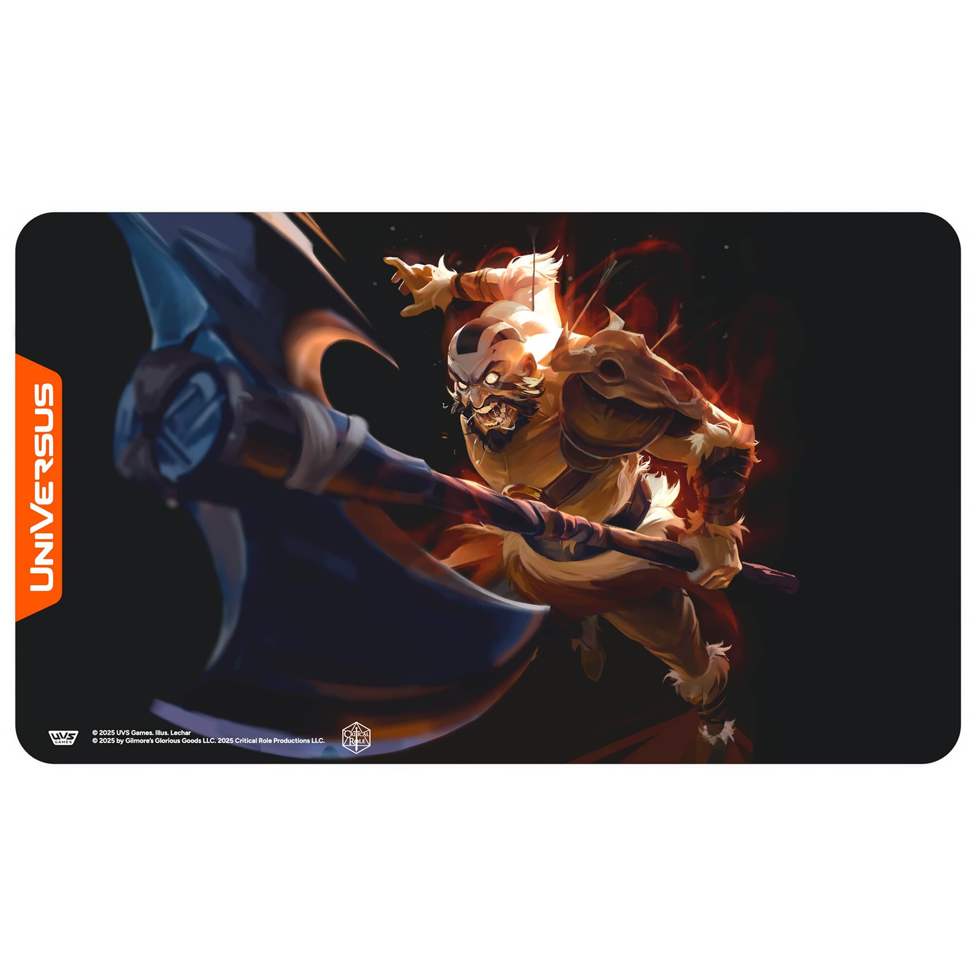 UniVersus Critical Role: Heroes of Exandria Grog Strongjaw Playmat 24 x 14 Inches 6